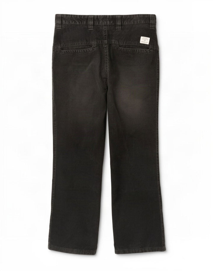 Calça feminina Dockers Bootcut veludo cotelê W30 L32 cinza