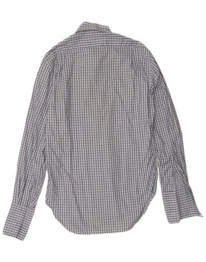 Camisa masculina Massimo Dutti xadrez azul médio