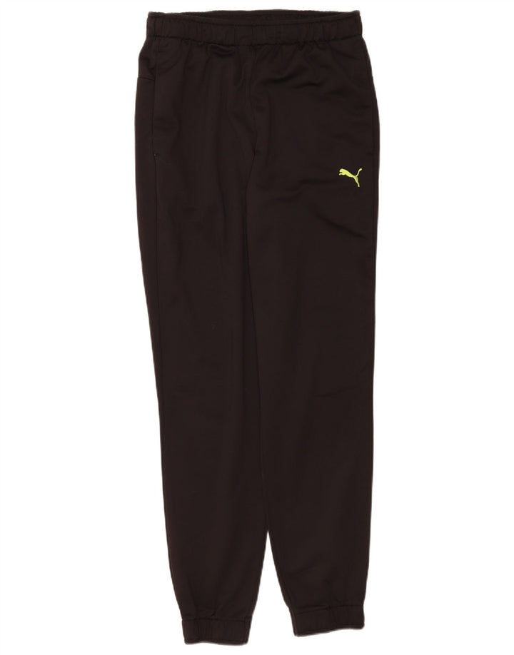 Calça de treino masculina Puma Joggers pequeno poliéster preto
