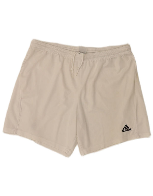 Adidas Mens Sport Shorts Médio Poliéster Branco