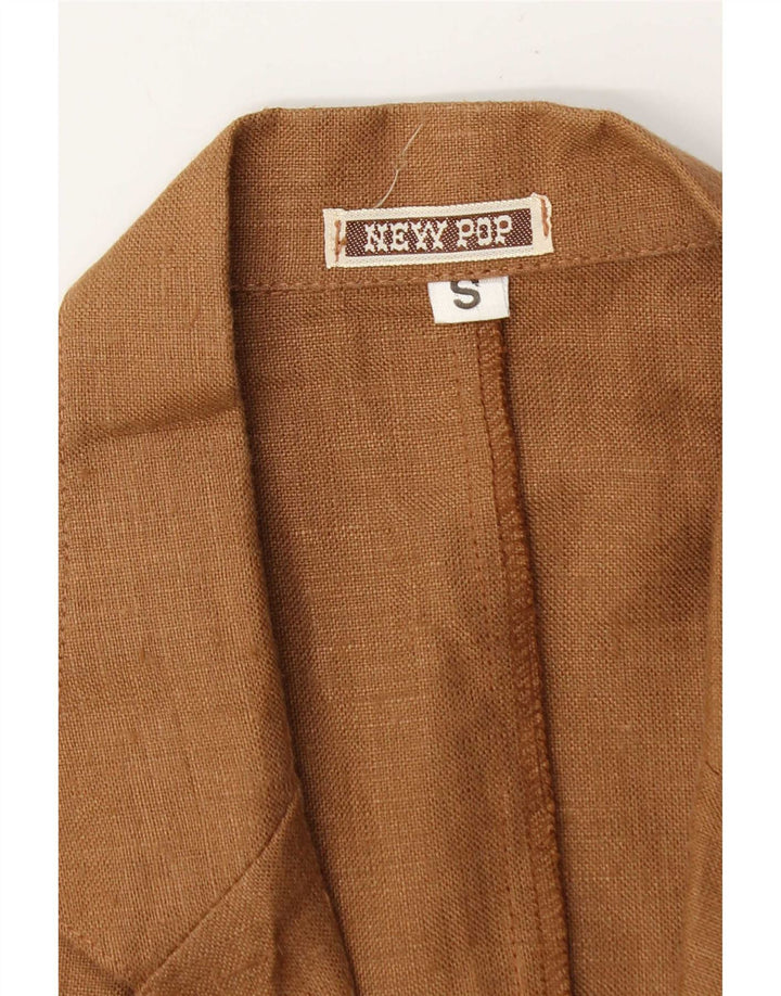 Jaqueta Blazer Masculina Vintage UK 36 Pequena Marrom