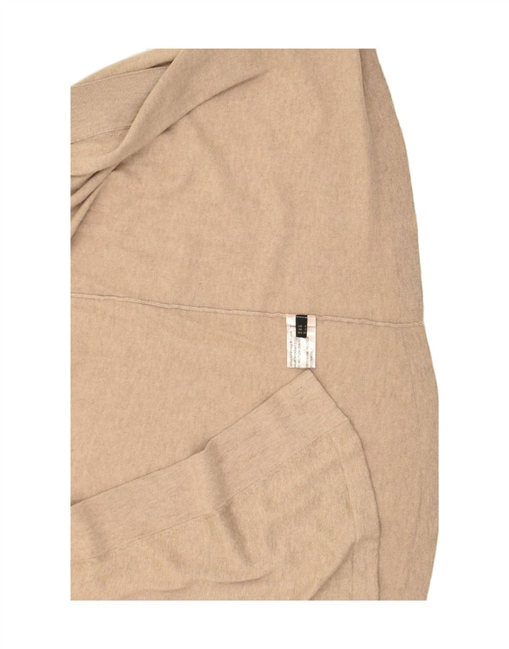 MASSIMO DUTTI Womens Cardigan Sweater UK 10 Small Beige | Vintage Massimo Dutti | Thrift | Second-Hand Massimo Dutti | Used Clothing | Messina Hembry 