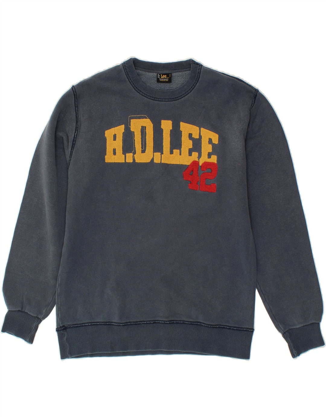 LEE Boys Graphic Sweatshirt Jumper 11-12 Years Medium  Navy Blue Cotton Vintage Lee and Second-Hand Lee from Messina Hembry 