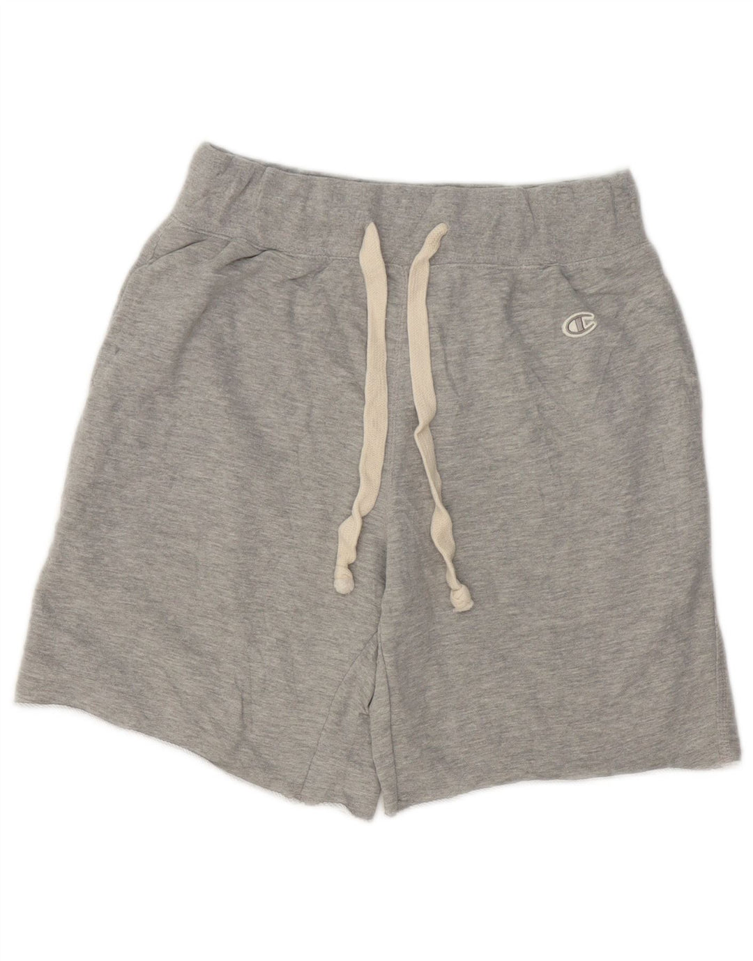 Shorts esportivos masculinos CHAMPION algodão manchado cinza médio