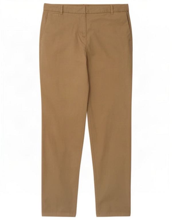 Calça Chino Feminina Marks & Spencer Slim UK 12 Médio W30 L29 Bege