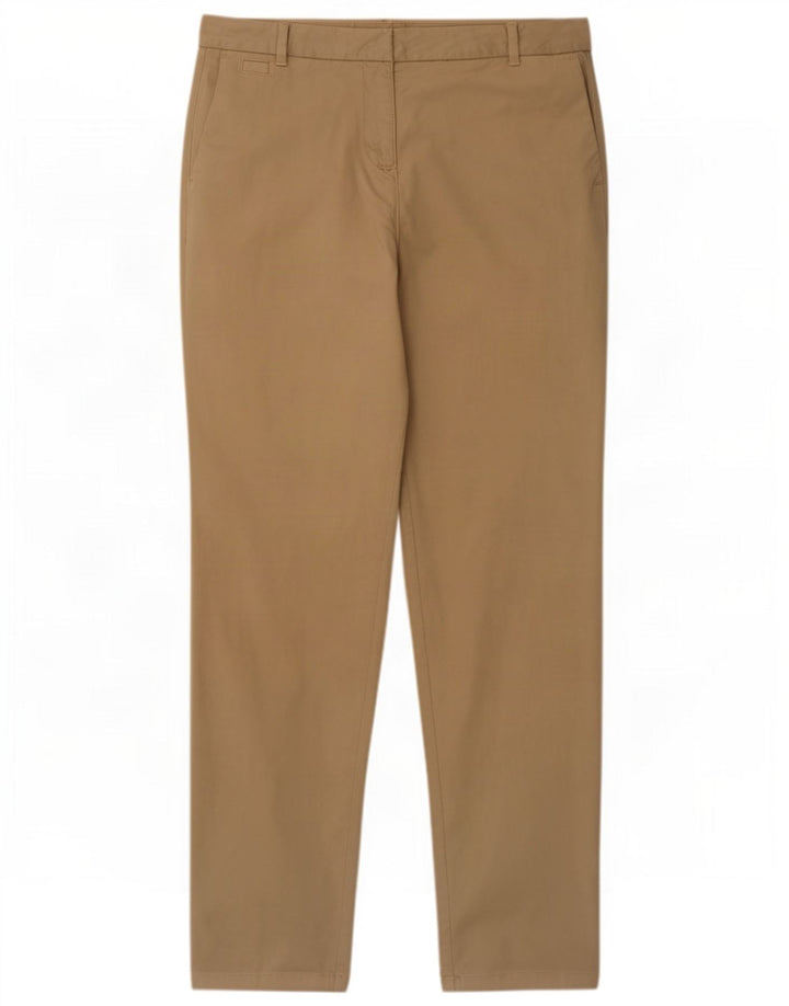 Calça Chino Feminina Marks & Spencer Slim UK 12 Médio W30 L29 Bege