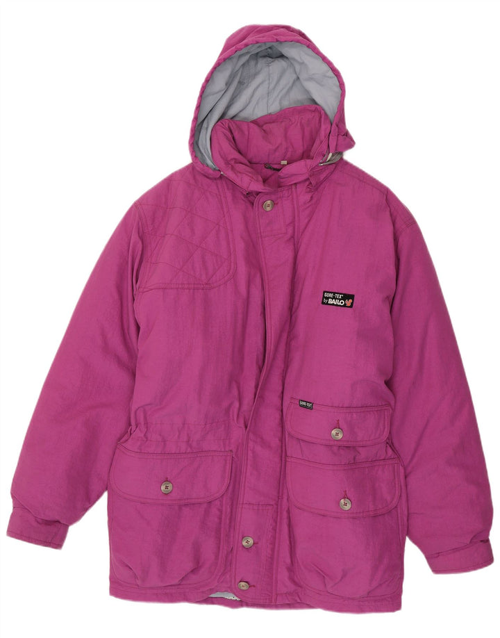 Jaqueta corta-vento masculina Bailo Gore-Tex com capuz IT 48 poliamida rosa médio
