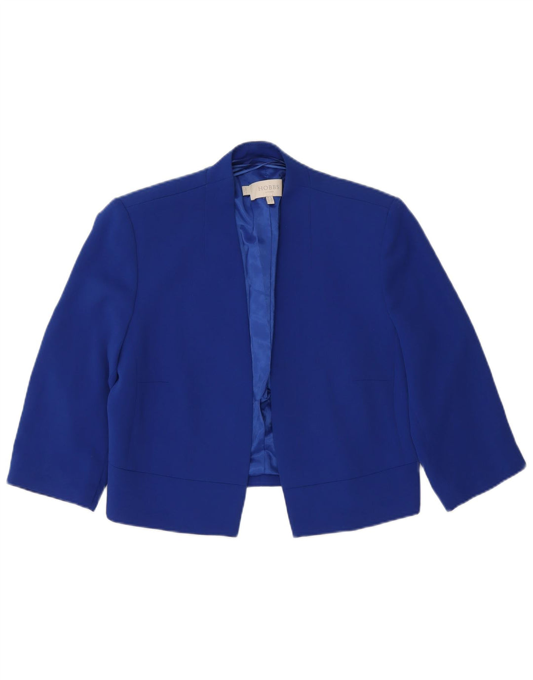 Jaqueta Bolero Feminina Hobbs Manga 3/4 Reino Unido 12 Poliéster Azul Médio