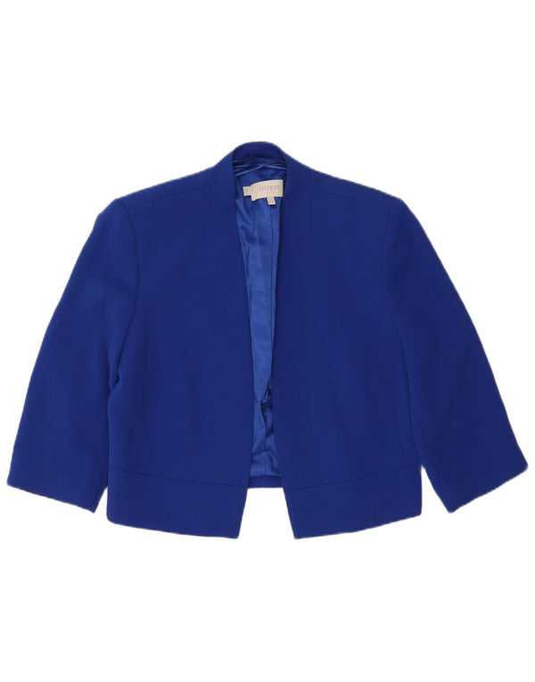 Jaqueta Bolero Feminina Hobbs Manga 3/4 Reino Unido 12 Poliéster Azul Médio