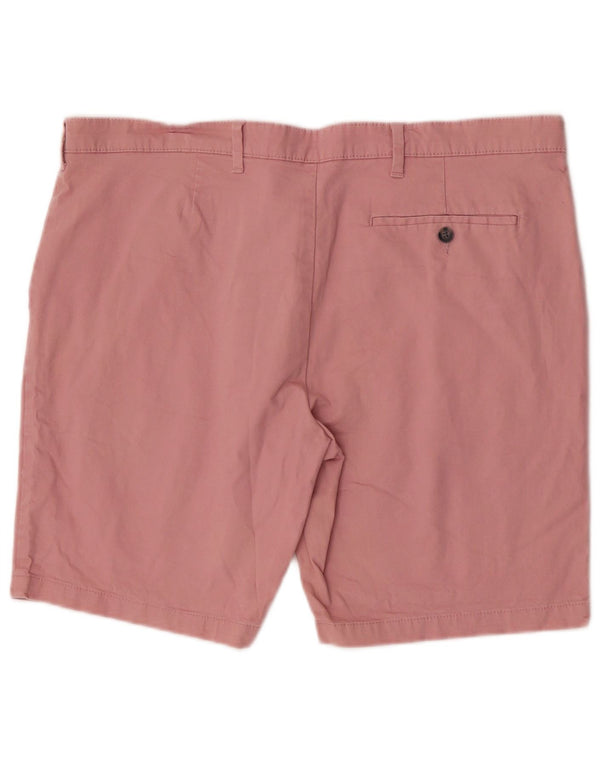 Shorts chino masculino Marks & Spencer W40 XL algodão rosa