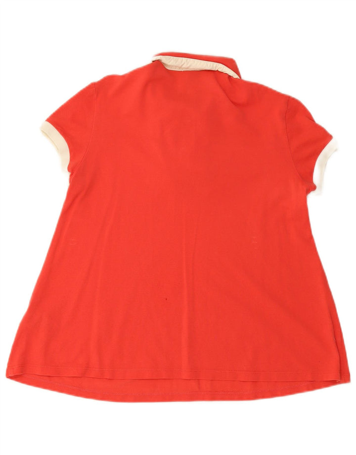 Polo feminino MONCLER UK 12 vermelho médio