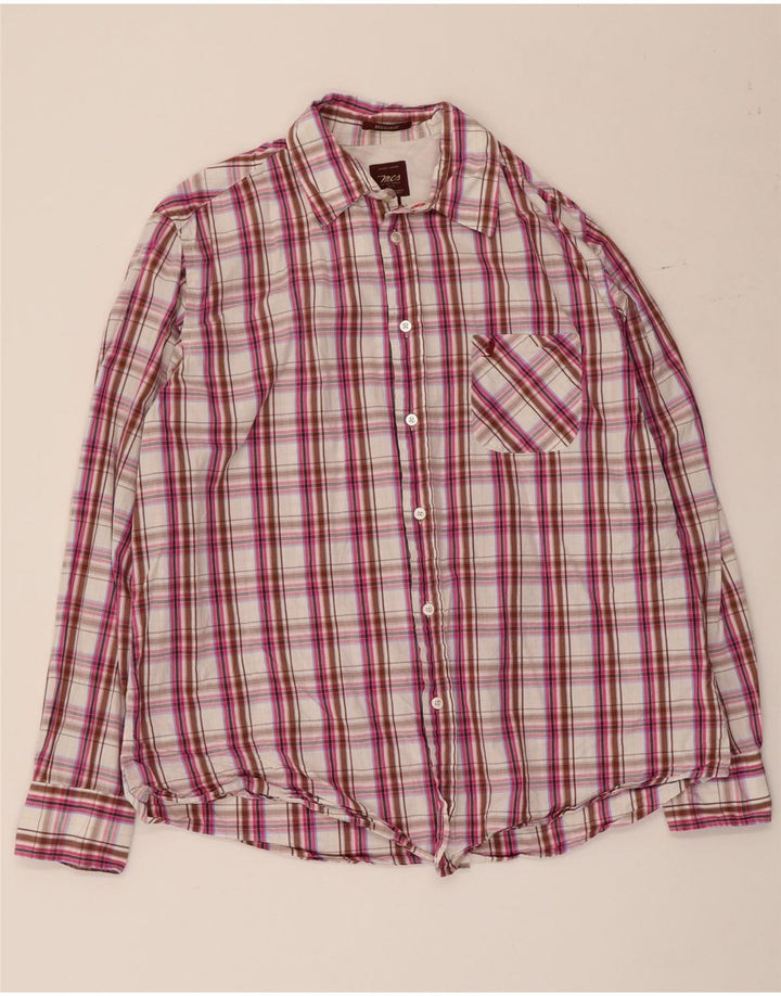 MARLBORO CLASSICS Camisa masculina regular fit XL algodão xadrez multicolorido