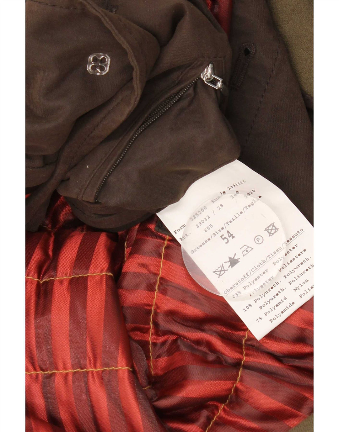 Sobretudo masculino Bugatti EU 54 2XL poliéster marrom