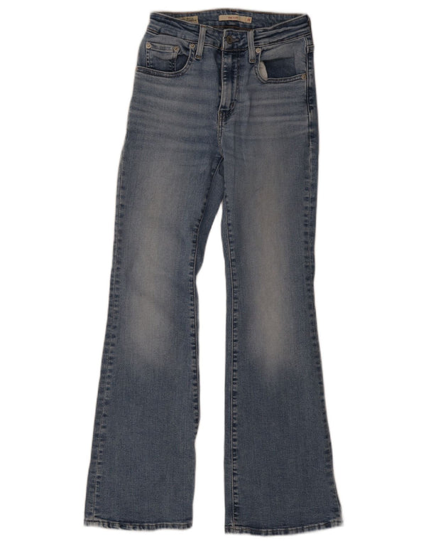 Calça jeans feminina Levi's 726 Flared W26 L30 azul algodão