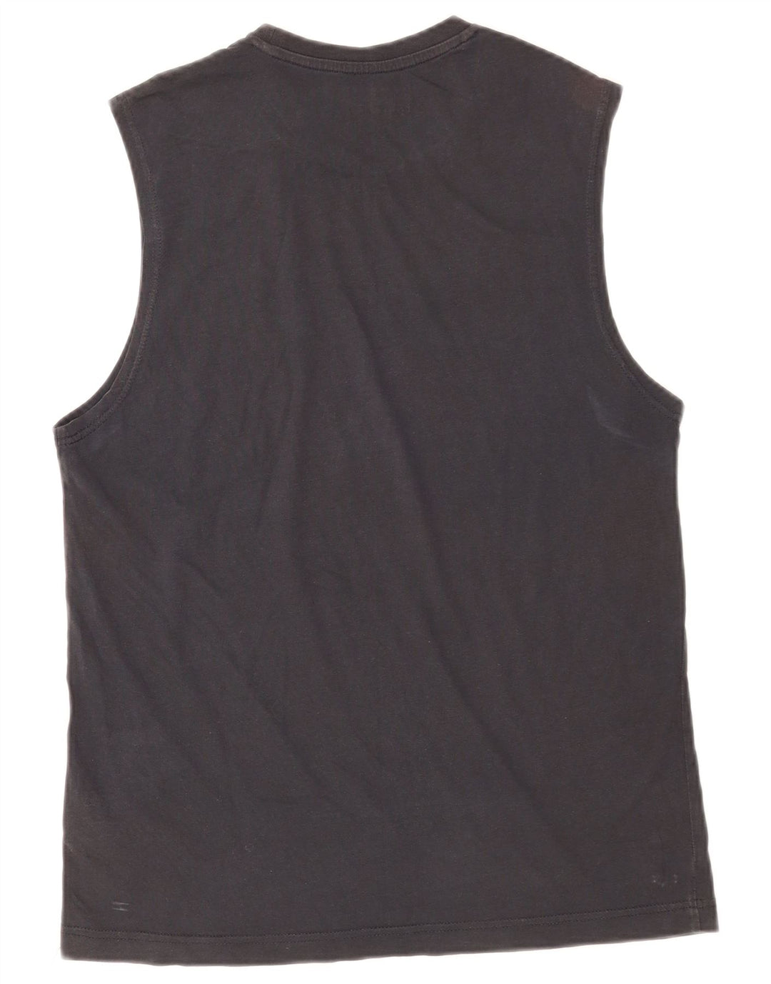 Lotto Mens Graphic Vest Top Grande Algodão Preto
