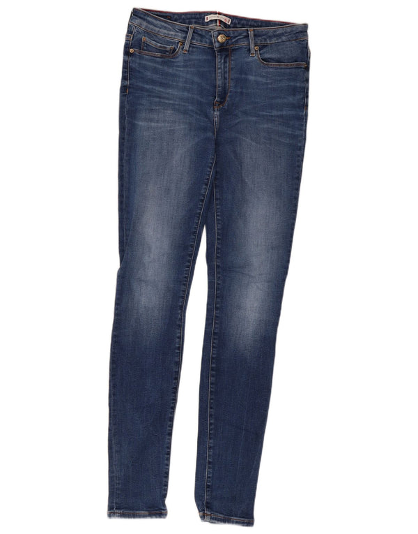 Tommy Hilfiger Feminino Como Skinny Jeans W29 L30 Azul Algodão