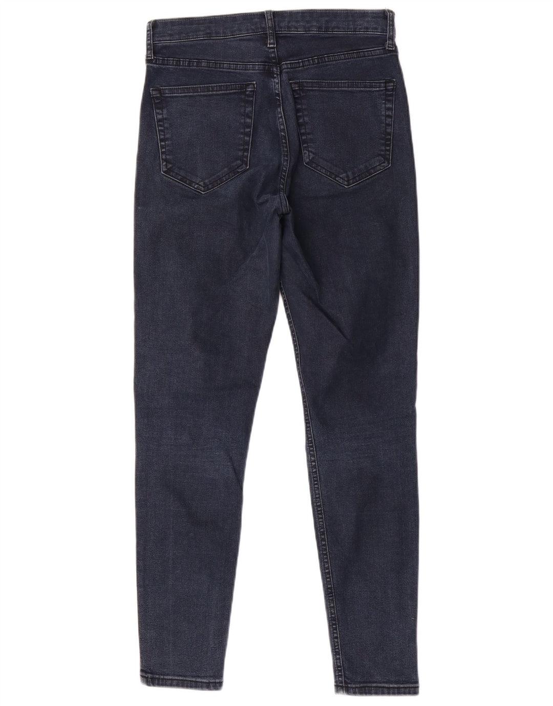 Jeans skinny feminino Topshop W28 L28 azul marinho poliéster