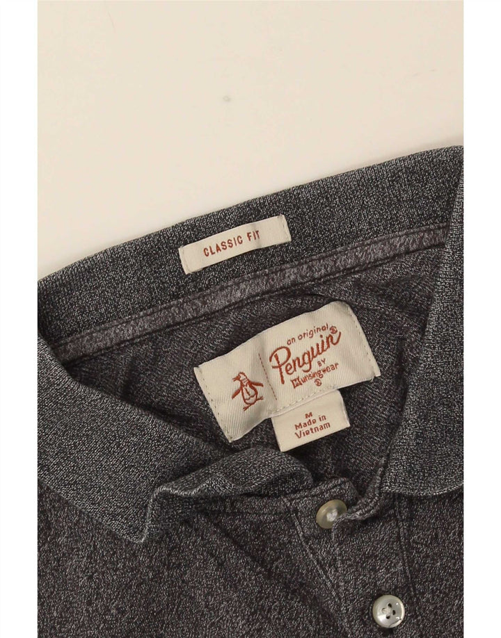 Camisa polo masculina Classic Fit da Penguin cinza médio