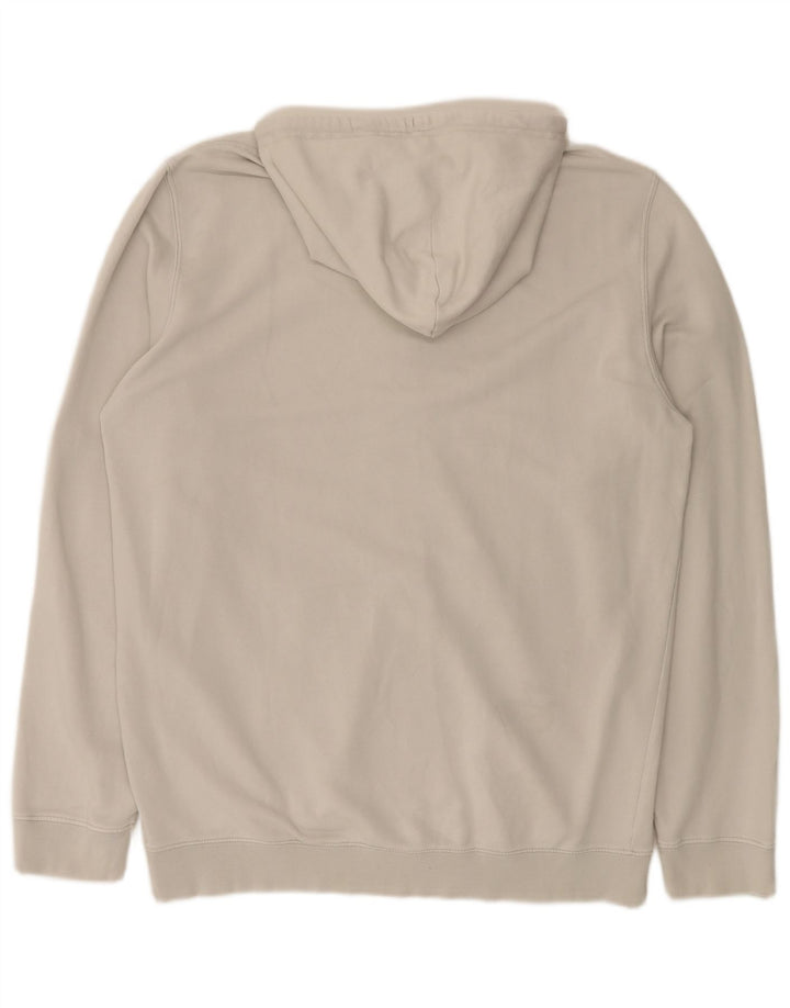 Suéter masculino Champion com capuz e zíper 3XL algodão cinza