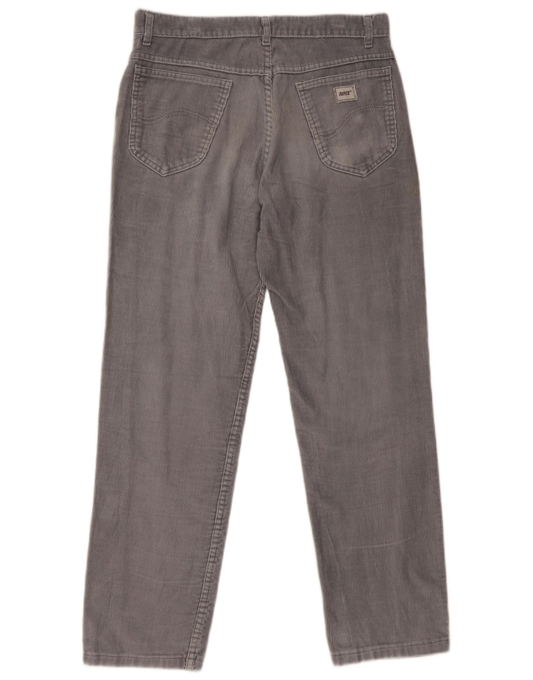 Calça masculina de veludo cotelê RIFLE W28 L28 azul algodão