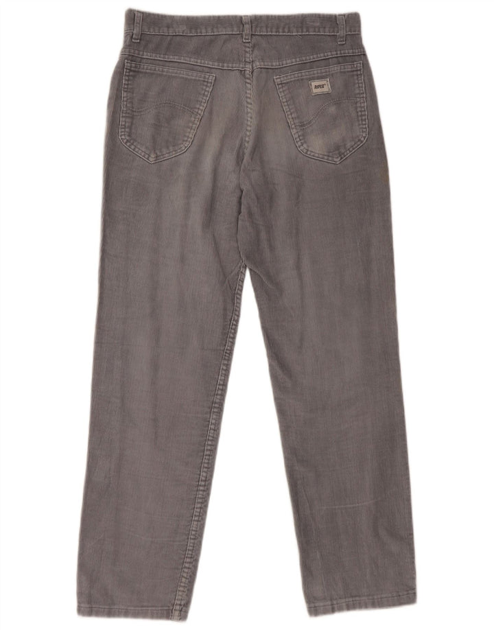 Calça masculina de veludo cotelê RIFLE W28 L28 azul algodão