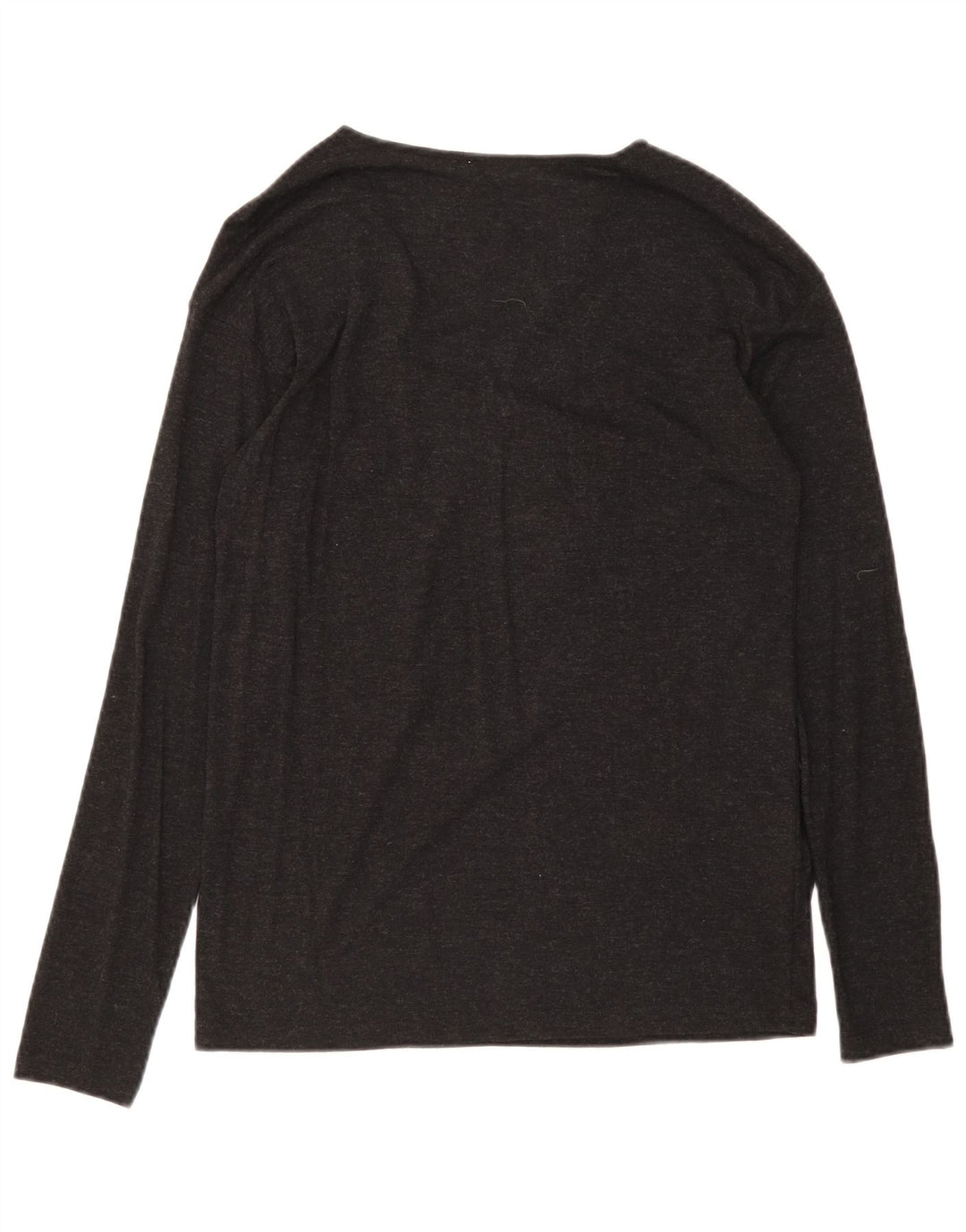 Top feminino Massimo Dutti manga comprida UK 12 médio preto