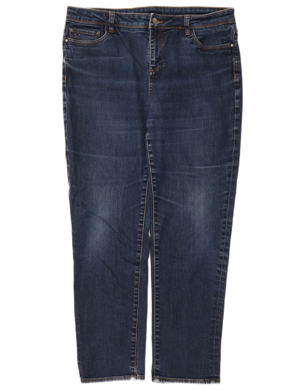 Crew Clothing Womens Slim Jeans UK 16 Grande W36 L28 Azul Algodão