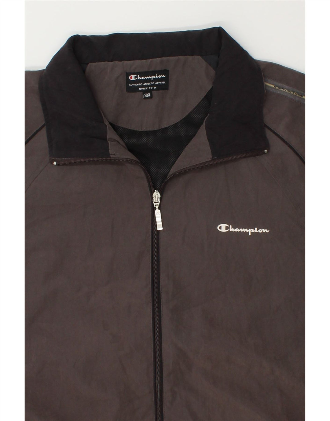 CHAMPION Jaqueta masculina de agasalho 3XL poliéster cinza