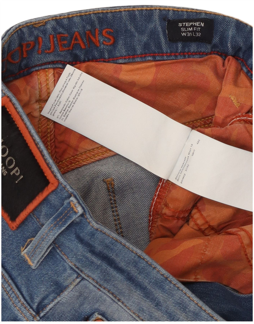 Joop Masculino Stephen Slim Jeans W31 L32 Azul Algodão