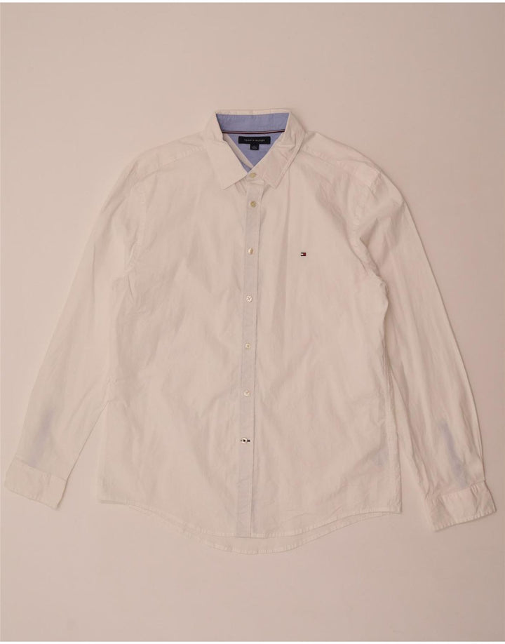Camisa masculina Tommy Hilfiger XL algodão branco