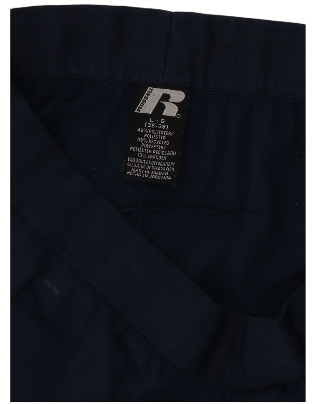 RUSSELL ATLÉTICO Masculino Dri-Power Sport Shorts Grande Poliéster Azul Marinho
