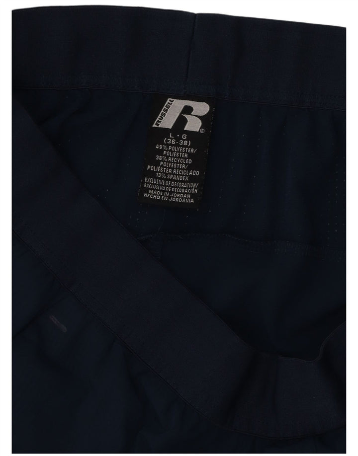 RUSSELL ATLÉTICO Masculino Dri-Power Sport Shorts Grande Poliéster Azul Marinho