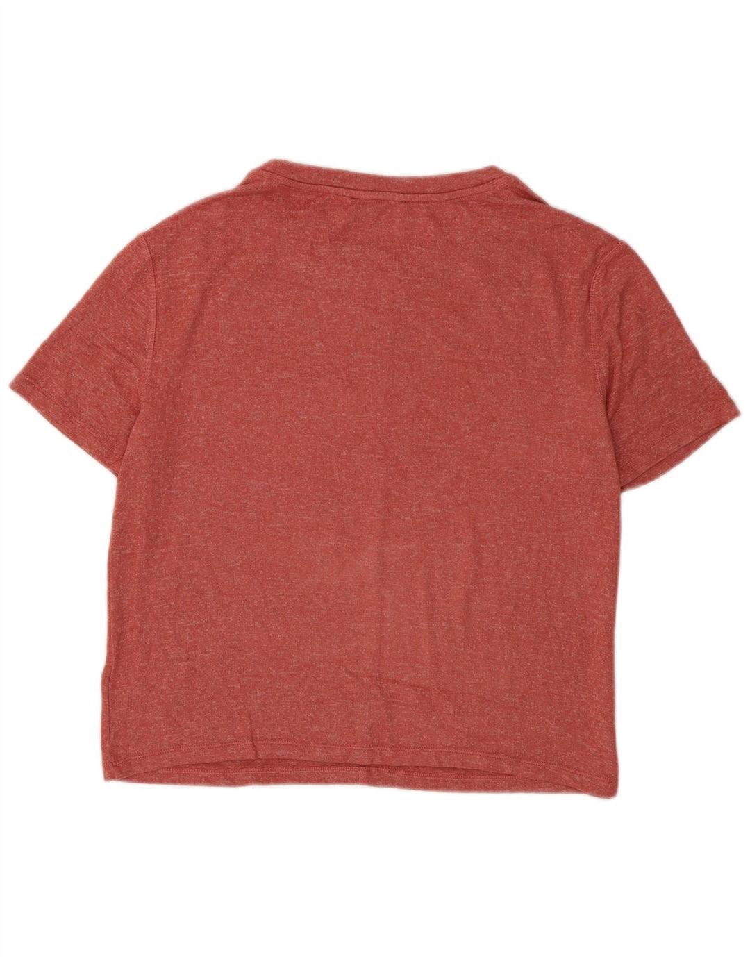 Camiseta feminina Marks & Spencer UK 14 viscose vermelha média