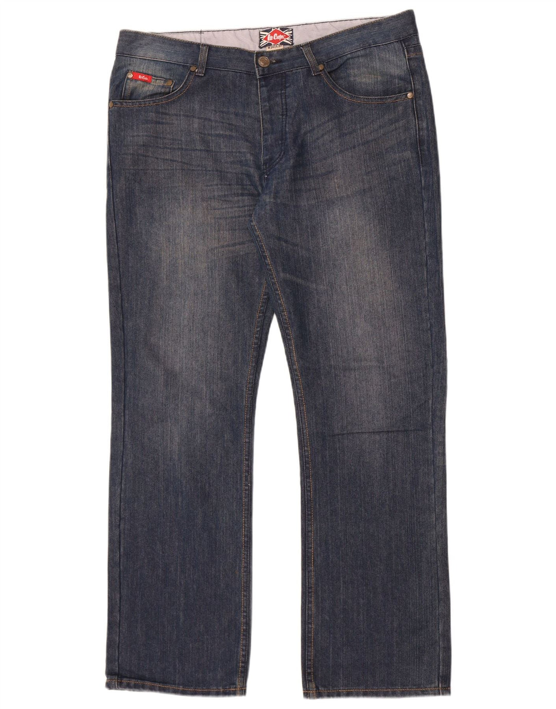 Jeans retos masculinos Lee Cooper W36 L32 algodão azul