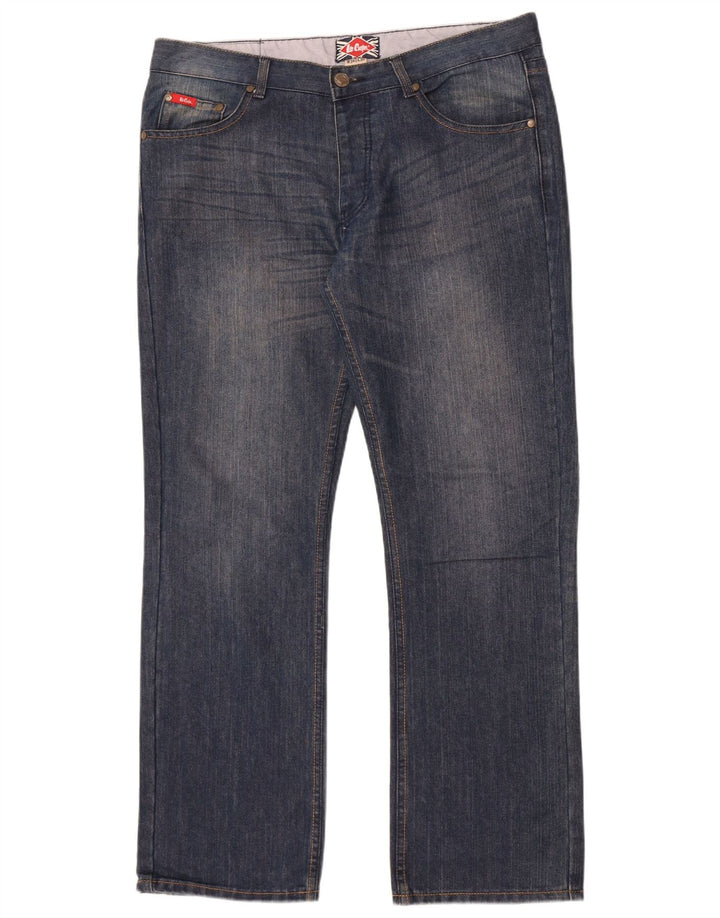 Jeans retos masculinos Lee Cooper W36 L32 algodão azul