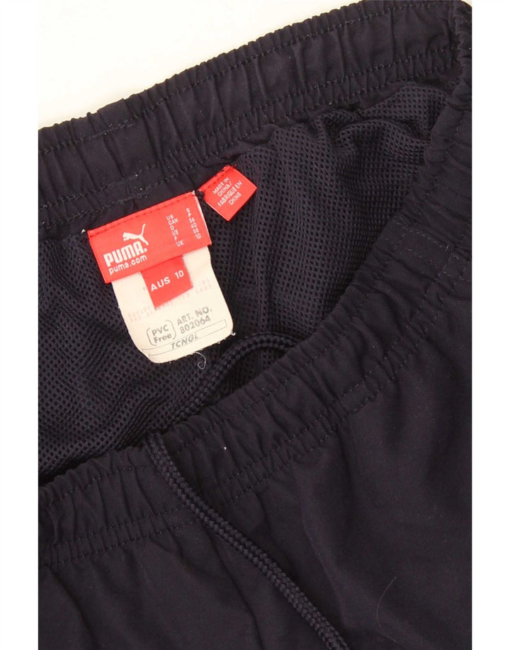 Calça impermeável feminina Puma UK 10 poliéster azul marinho pequeno