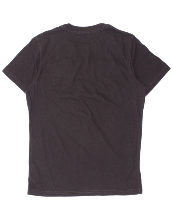 Camiseta Diesel Boys Graphic Top 9-10 Anos Algodão Preto