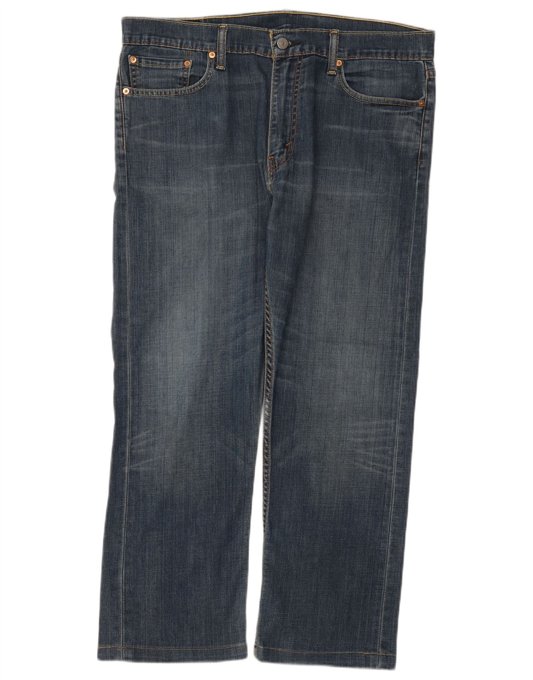 Levi's Masculino 504 Straight Jeans W36 L27 Azul Algodão
