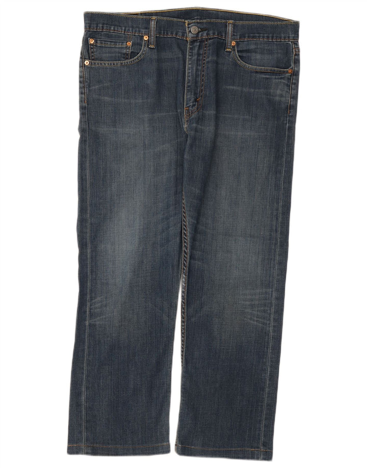 Levi's Masculino 504 Straight Jeans W36 L27 Azul Algodão