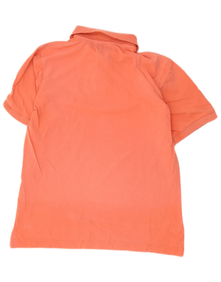 Camisa polo masculina Kappa pequena laranja algodão