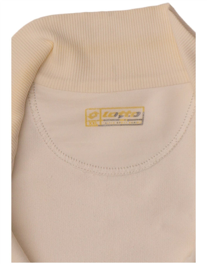 LOTTO Jaqueta feminina de treino UK 20 2XL branco colorblock