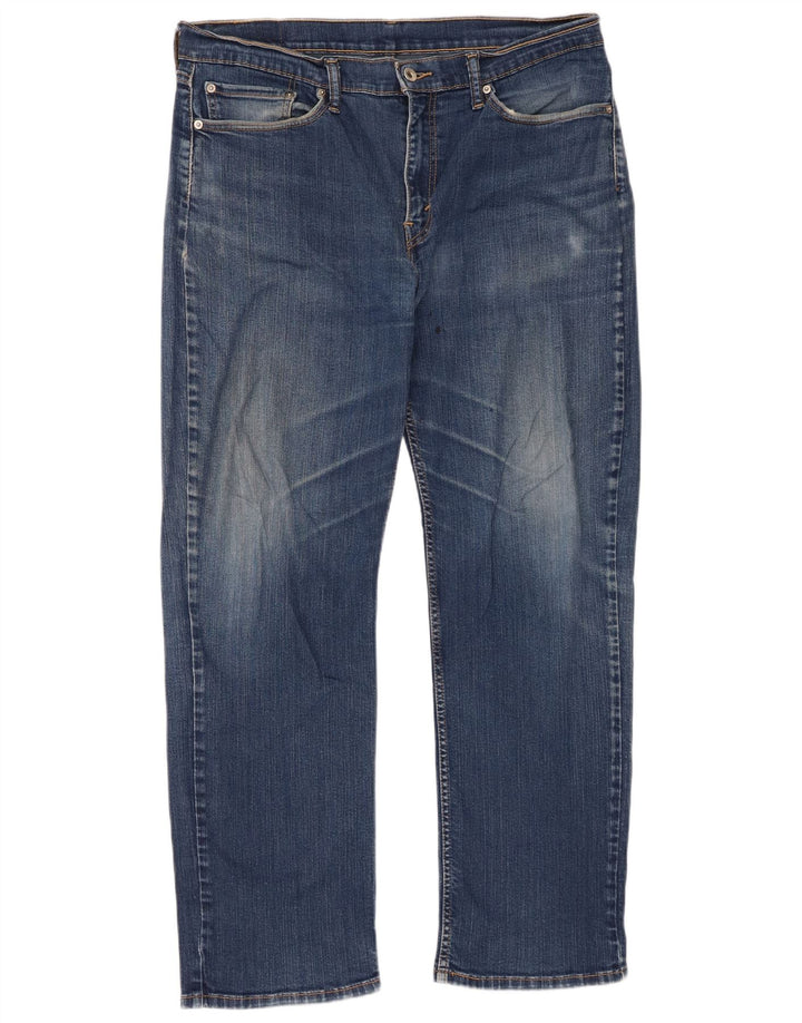 Levi's Masculino 514 Straight Jeans W36 L32 Azul Algodão