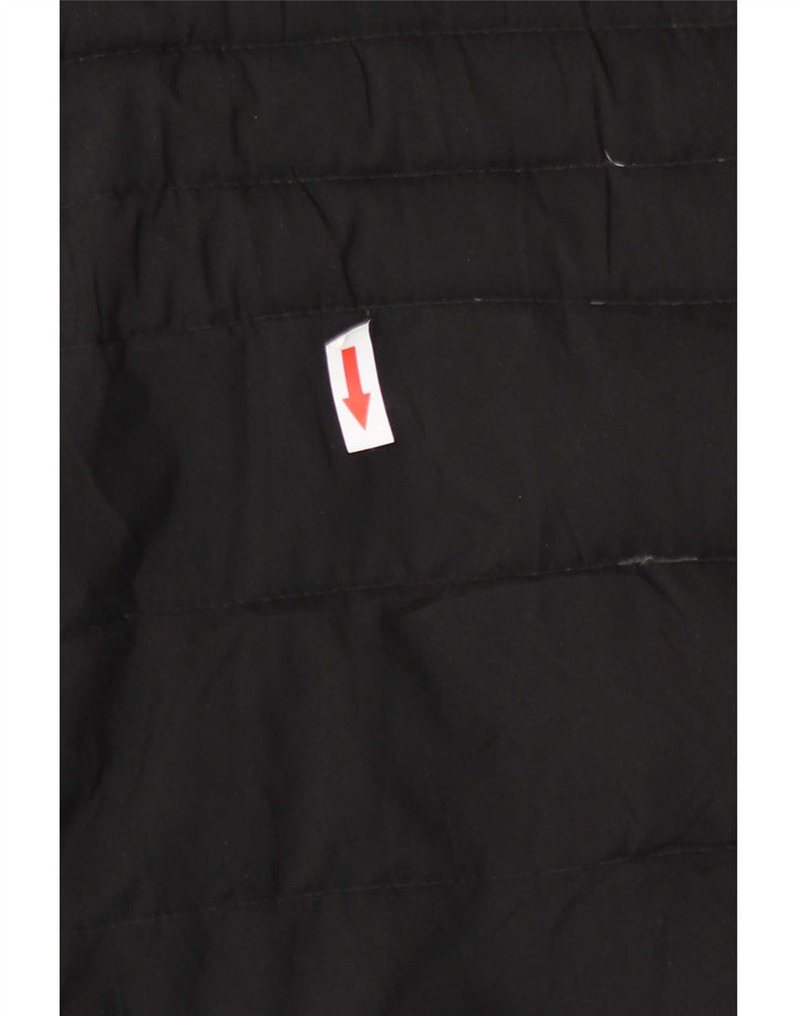 Jaqueta acolchoada feminina Massimo Dutti UK 10 poliéster preto pequeno