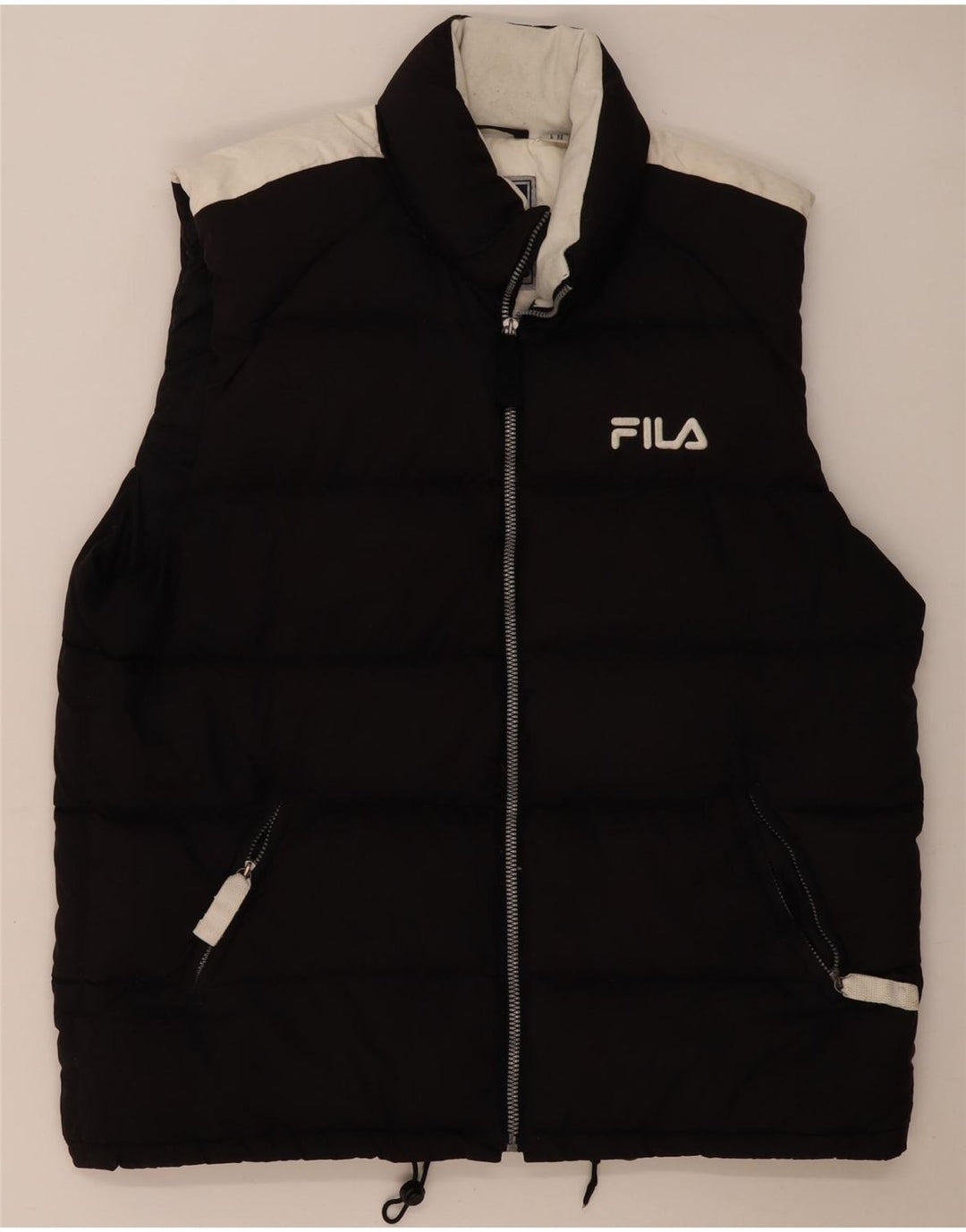 Fila Colete Masculino Acolchoado IT 56 XL Preto Colourblock Poliéster