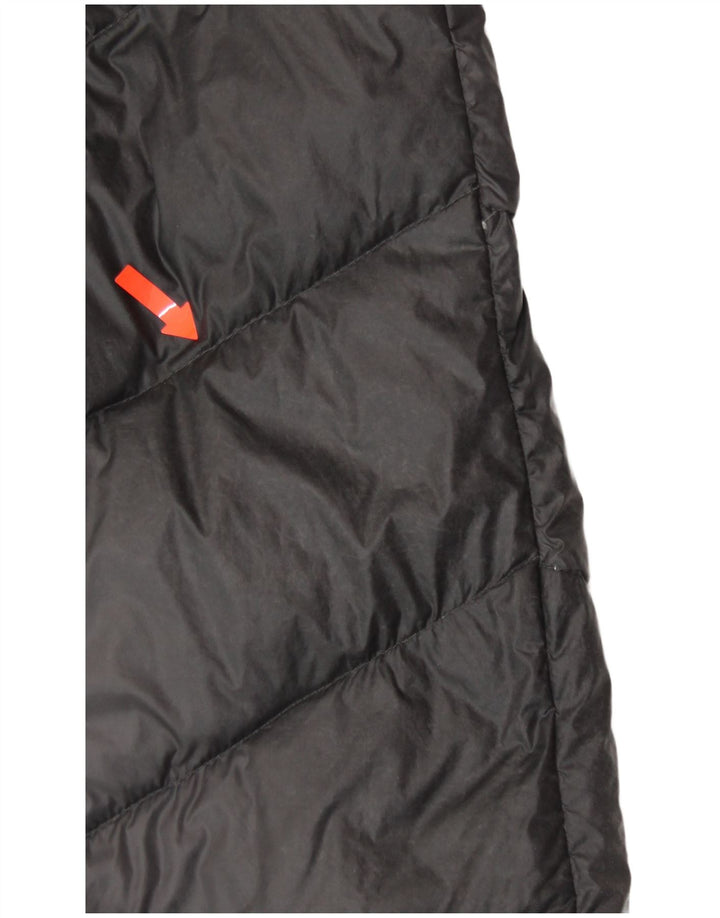 Casaco acolchoado com capuz feminino MICHAEL KORS UK 18 XL cinza nylon