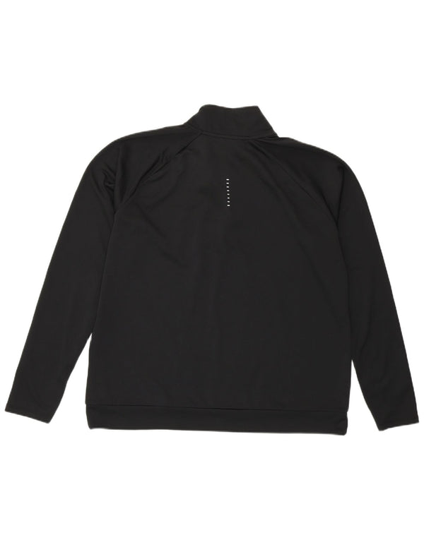 Nike Womens Dri Fit Graphic Pullover Treino Top Reino Unido 16 Grande Preto