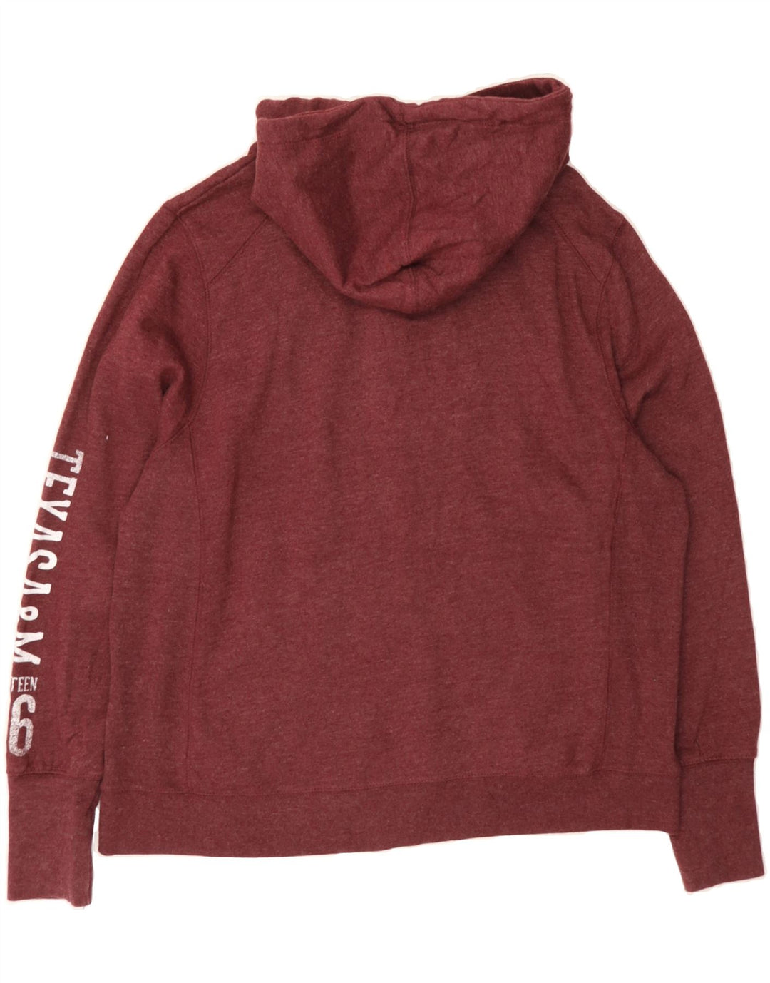 CHAMPION Womens Graphic Zip Hoodie Sweater UK 18 XL Burgundy Cotton Vintage Champion and Second-Hand Champion from Messina Hembry 