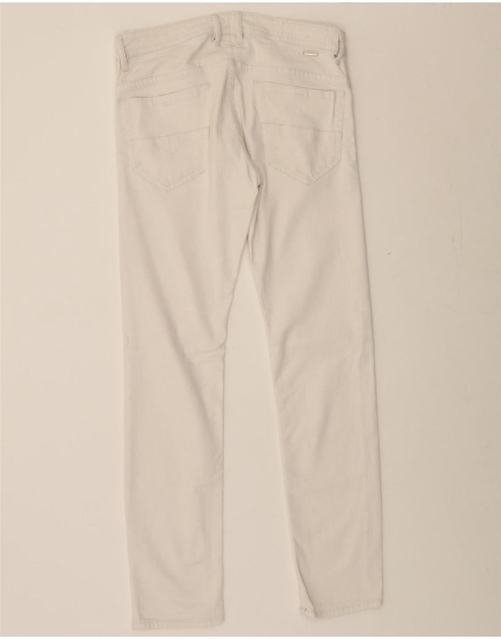 DIESEL Womens Slim Jeans W32 L32 White Cotton Vintage Diesel and Second-Hand Diesel from Messina Hembry 