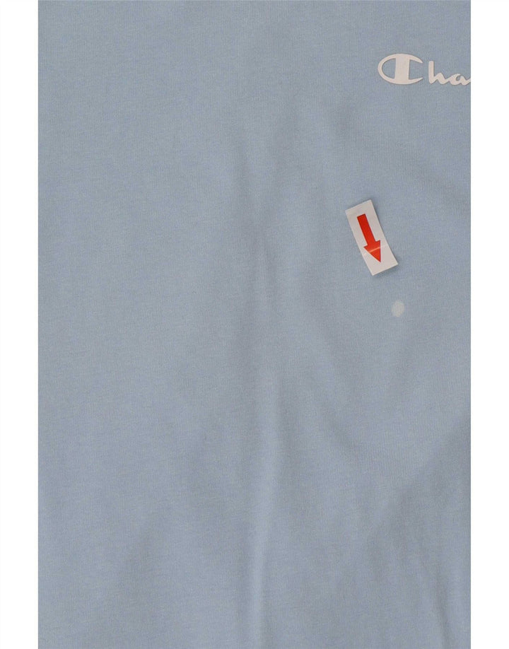 Camiseta masculina Champion pequena azul