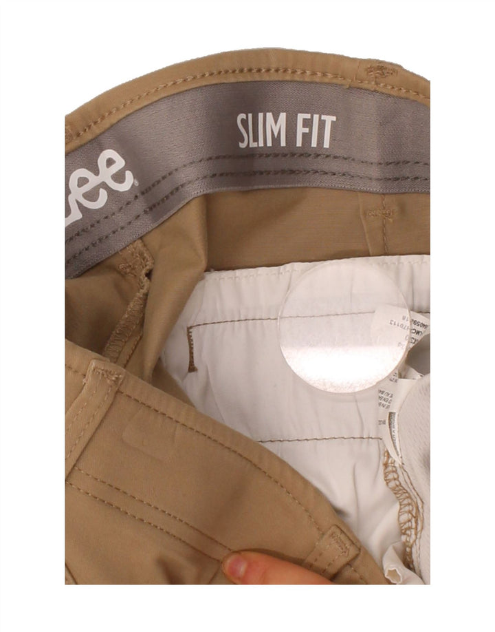 LEE Mens Slim Fit Chino Trousers W40 L30 Beige Cotton Vintage Lee and Second-Hand Lee from Messina Hembry 